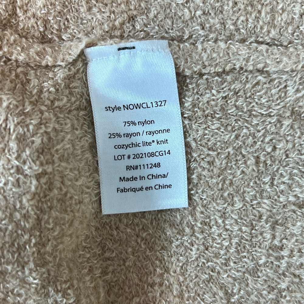 Barefoot Dreams Cozy Tan Cardigan - Picture 7 of 7